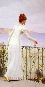 Edmund Blair Leighton A Favor oil on canvas